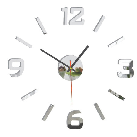 Acryl-3D-Wanduhr – 3D-Effekt, kein Bohren erforderlich