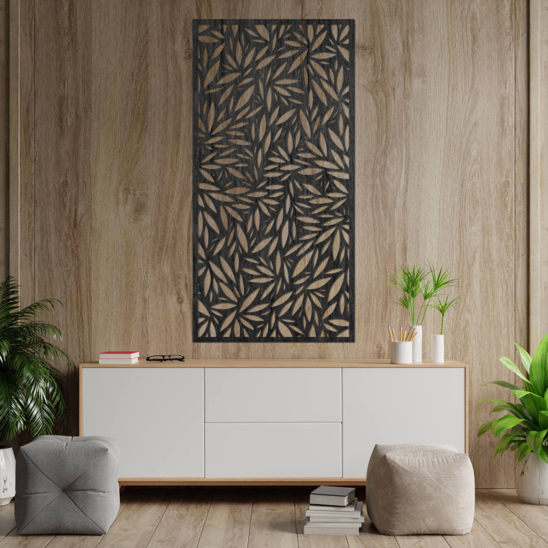 Holzblattgemälde für Harmonie und Frieden in Ihrem Zuhause