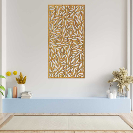 Eine Kombination aus Natur und modernem Design in einem originellen Holzschnitzwerk.