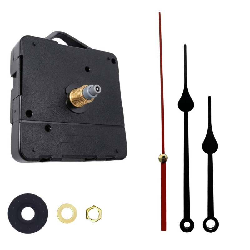 Elegante schwarze Aluminiumzeiger, geeignet für moderne und industrielle Uhren.