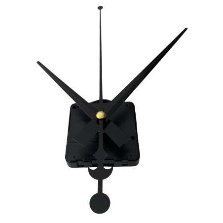 Schwarze Aluminium-Uhrzeiger – Ankerdesign 16 / 12 cm