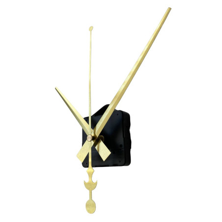 Goldene Aluminium-Uhrzeiger – Ankerdesign 16 / 12 cm