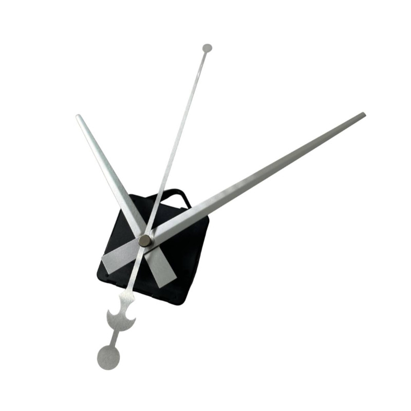 Präzise Metallzeiger in Silberfarbe mit Anker und Quarzantrieb für DIY-Wanduhren.