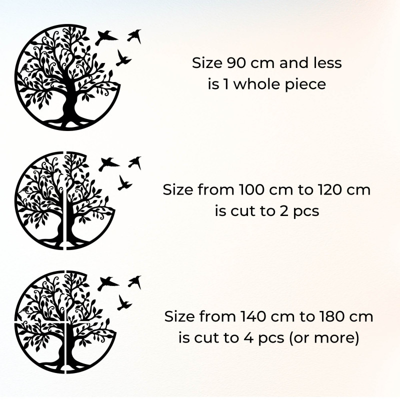 Lebensbaum mit fliegenden Vögeln | LORA