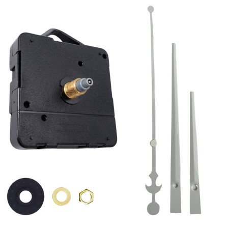 Weiße Aluminiumzeiger mit Anker für moderne Designuhren.
