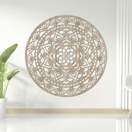 Das Design dieser Mandala ist von dem alten Symbol der Blume des Lebens inspiriert.