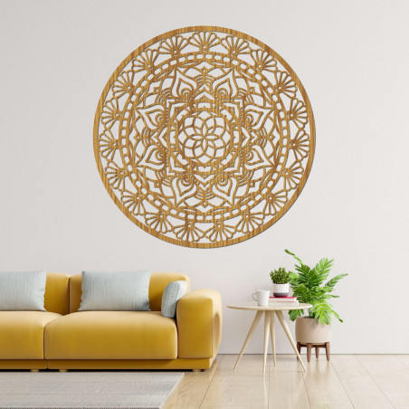Das Design dieser Mandala ist von dem alten Symbol der Blume des Lebens inspiriert.