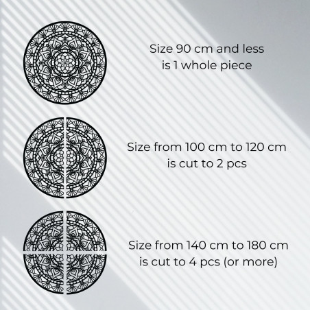 Wandmandala aus Holz – Design | AFRODITA