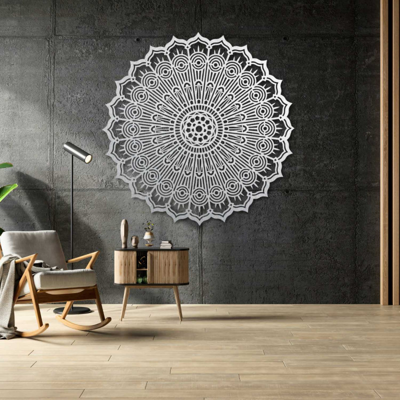 Heilendes Mandala an der Wand – Elegante...