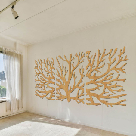Dreiteiliges Gemälde „Baum“ – Harmonie, Design und natürliche Energie für Ihr Zuhause