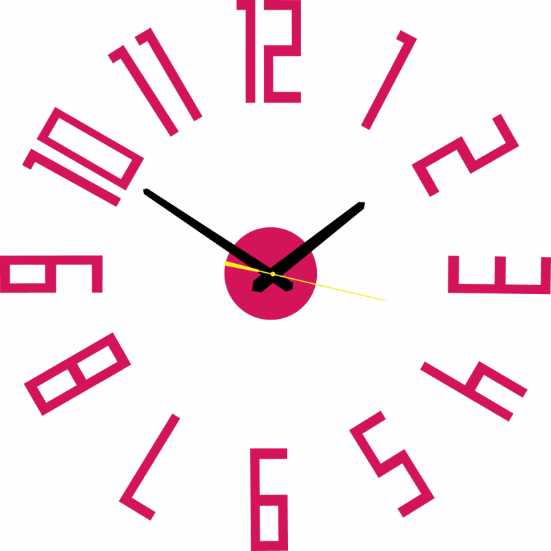 Design Wanduhr für Wohnzimmer, Küche, Kinderzimmer. Wanduhr als Geschenk.