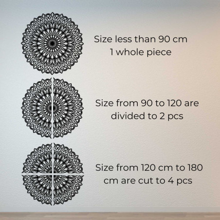 Holzmandala an der Wand – das perfekte Bild für Harmonie im Raum – HELGA