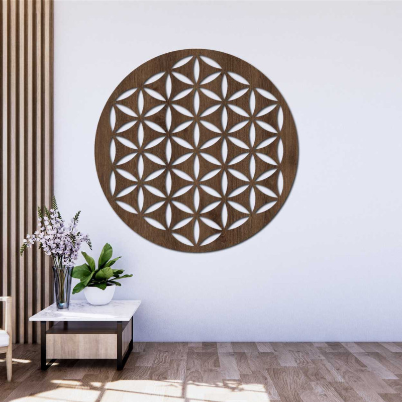 Elegantes Holzbild im modernen Stil für ein gemütliches Interieur.