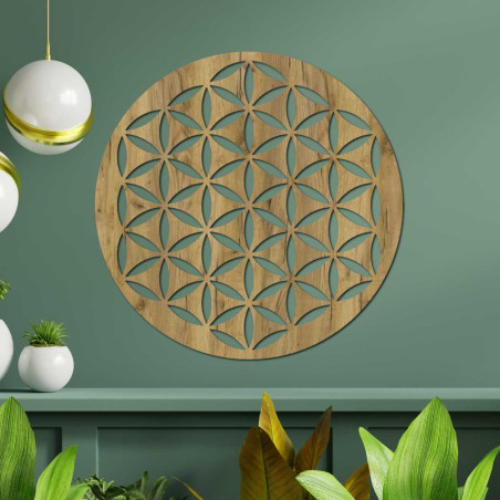 Elegantes Holzbild im modernen Stil für ein gemütliches Interieur.