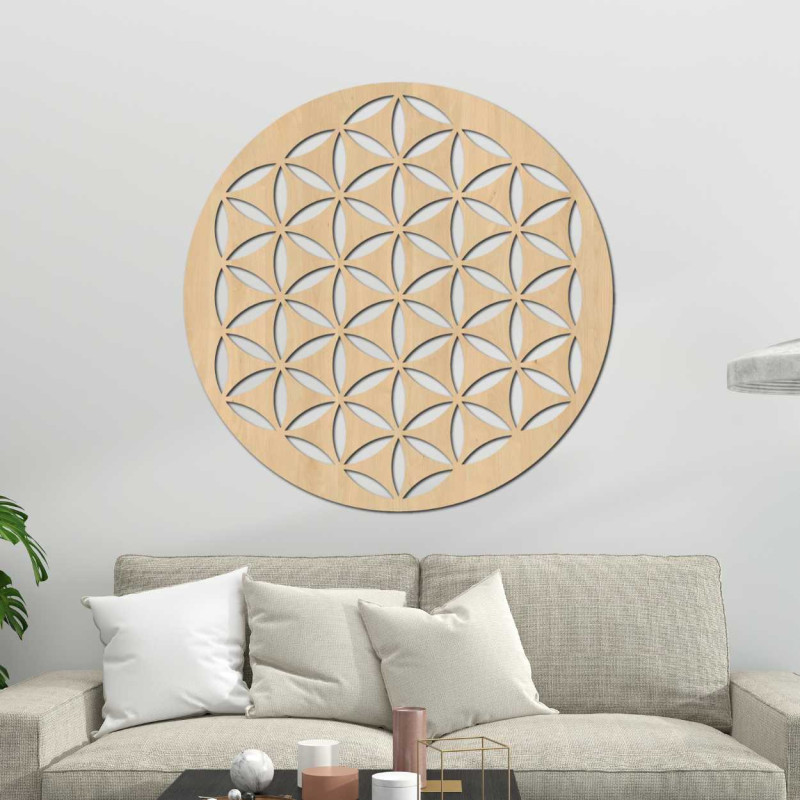 Elegantes Holzbild im modernen Stil für ein gemütliches Interieur.