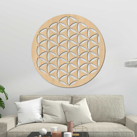 Elegantes Holzbild im modernen Stil für ein gemütliches Interieur.