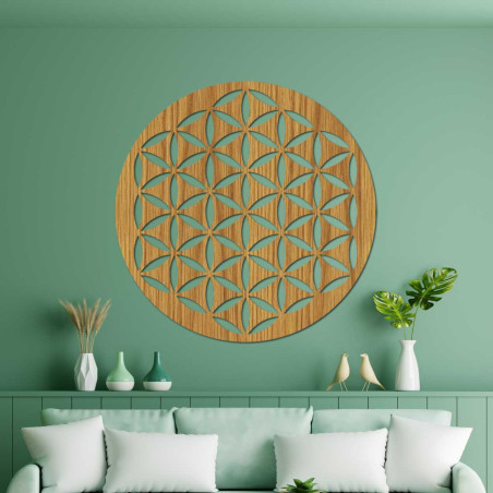 Elegantes Holzbild im modernen Stil für ein gemütliches Interieur.