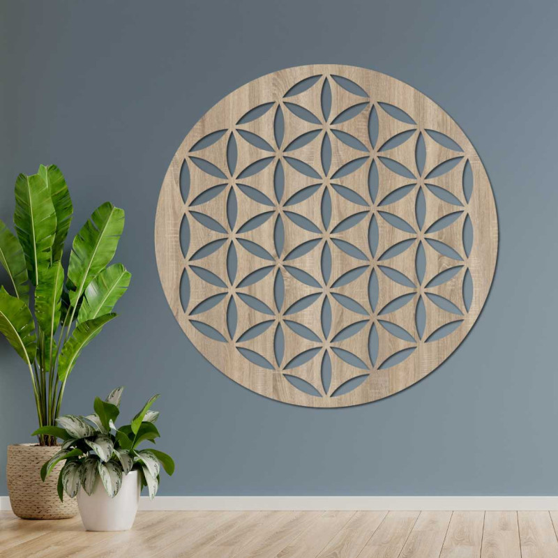 Elegantes Holzbild im modernen Stil für ein gemütliches Interieur.