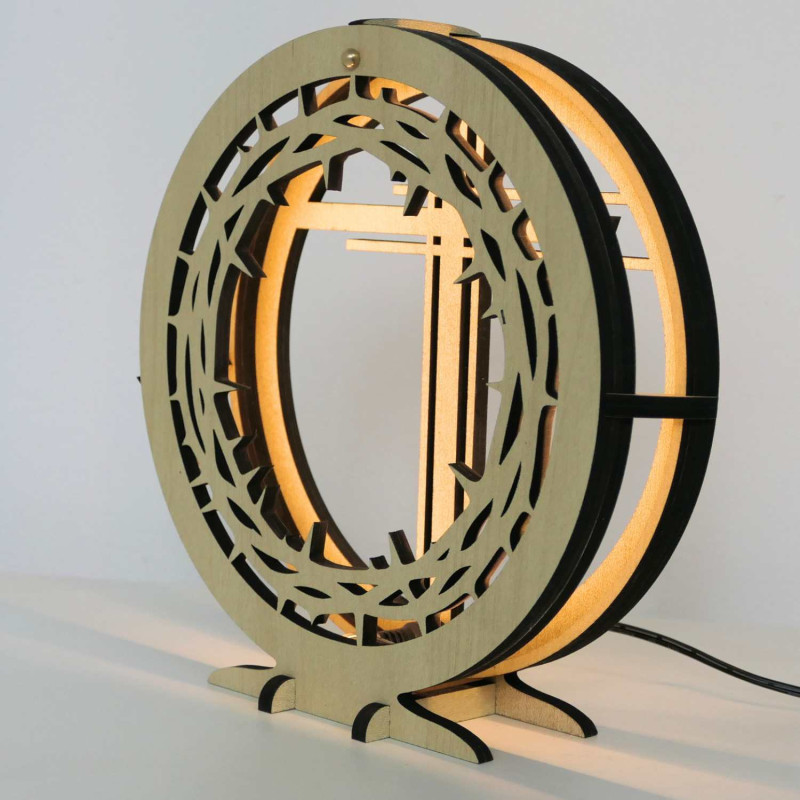 Das LED-Kreuz mit Dornenkrone wird Frieden und Harmonie in Ihrem Zuhause schaffen.