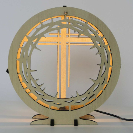 Das LED-Kreuz mit Dornenkrone wird Frieden und Harmonie in Ihrem Zuhause schaffen.