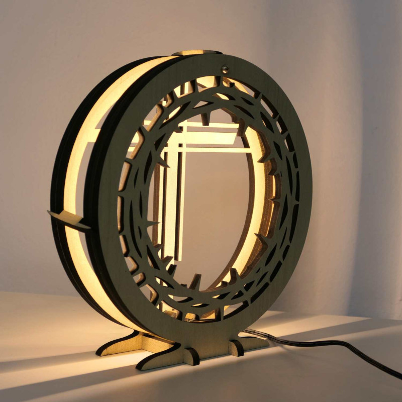Das LED-Kreuz mit Dornenkrone wird Frieden und Harmonie in Ihrem Zuhause schaffen.