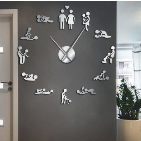 Selbstklebende Spiegeluhren sind ein modernes und stilvolles Accessoire, das jedem Interieur Eleganz und optische Tiefe verleiht