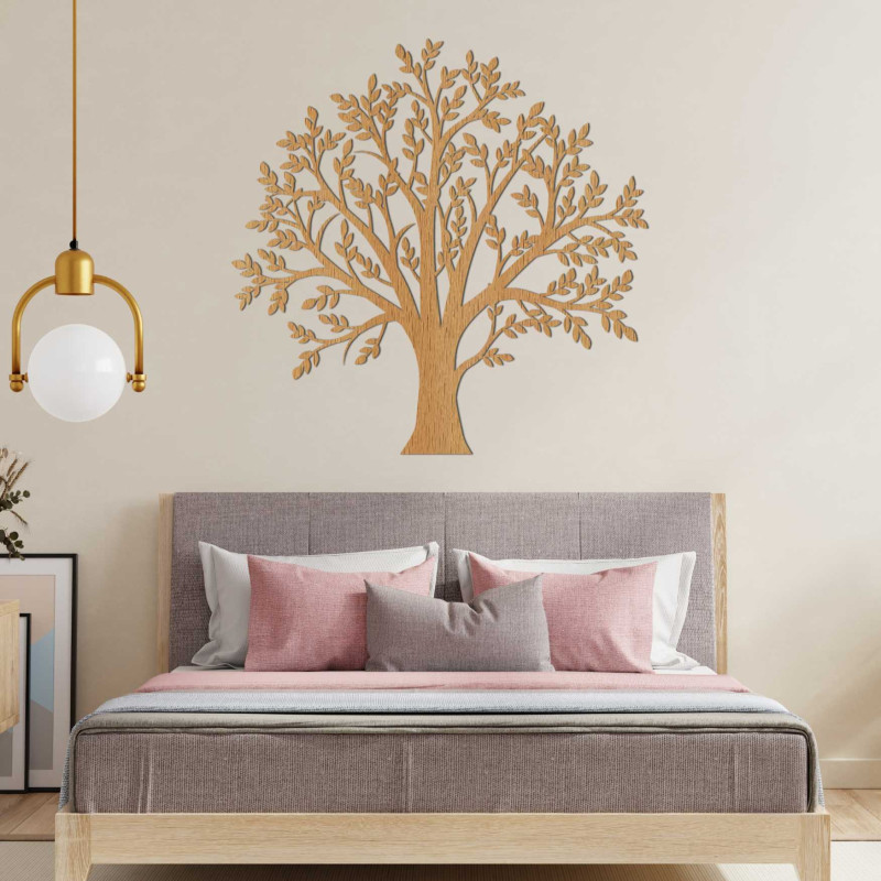 Die moderne Holzdekoration „Baum des Lebens“ verleiht Ihrem Interieur natürlichen Stil und Eleganz.
