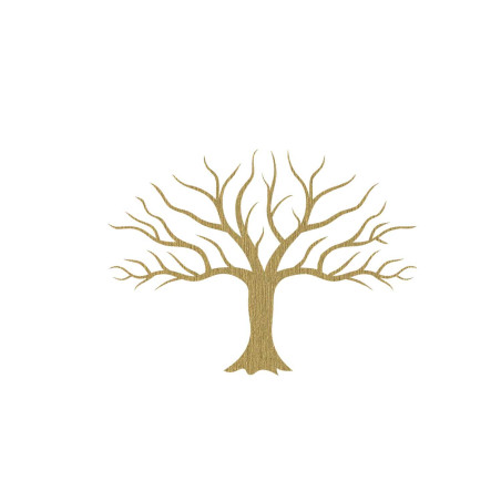 Die elegante Baumdekoration aus Holz besticht durch ihr minimalistisches Design und ihre präzise Verarbeitung.