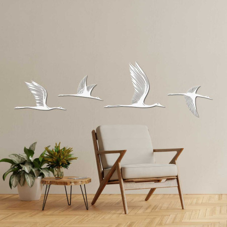 Holzbild für die Wand – Vogelflug | ARIO