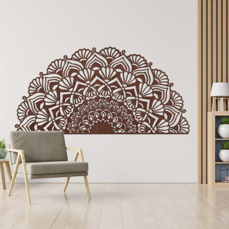 Hochwertige 3D-Holzmalerei für ein elegantes und gemütliches Interieur.