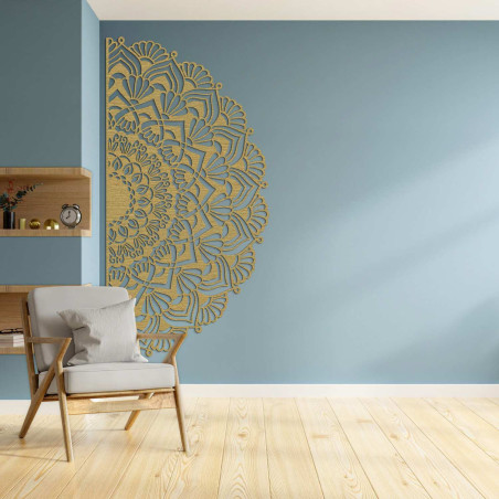 Hochwertige 3D-Holzmalerei für ein elegantes und gemütliches Interieur.