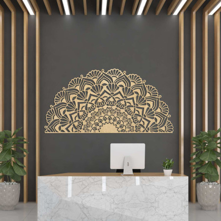 Hochwertige 3D-Holzmalerei für ein elegantes und gemütliches Interieur.