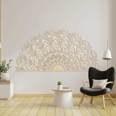 Hochwertige 3D-Holzmalerei für ein elegantes und gemütliches Interieur.