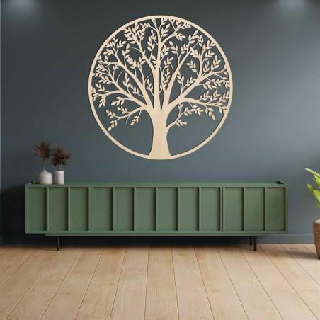 Luxuriöse Holzdekoration „Baum des Lebens“ für Ihr Wohn- und Schlafzimmer