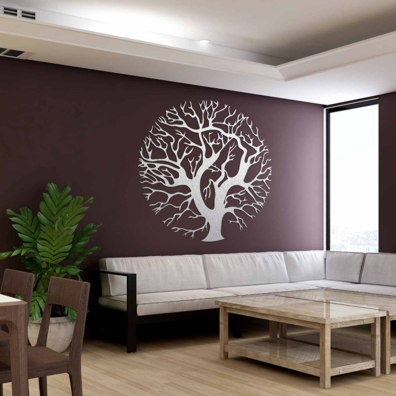 Moderne Holzdekoration „Lebensbaum“ für ein elegantes Interieur