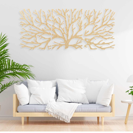 Originelle Wanddekoration aus Holz, geeignet für modernes Wohnen