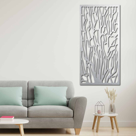 Elegante Wanddekoration aus Holz mit Waldmotiv | VFOOF