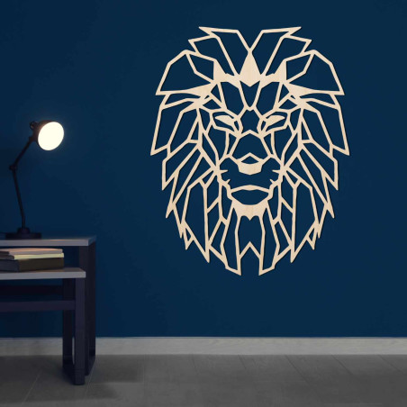 Stilvolle Löwen-Wanddekoration, die Stärke und Mut symbolisiert