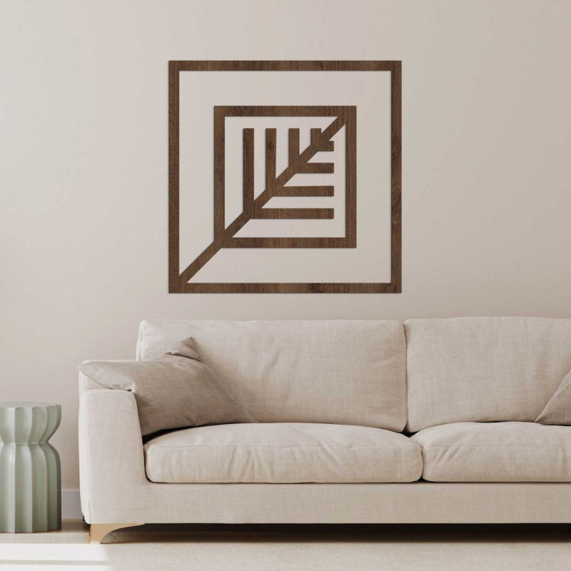 Geometrisches Bild eines Blattes - LEARD