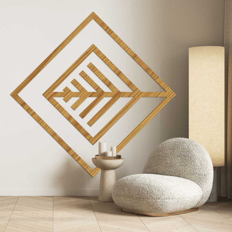 Geometrisches Bild eines Blattes - LEARD