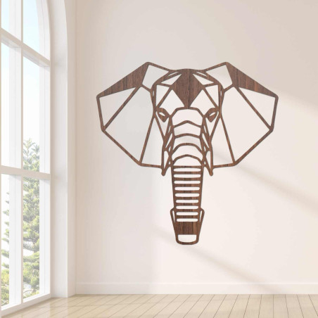 Moderne Wanddekoration mit Elefantenmotiv für ein stilvolles Interieur