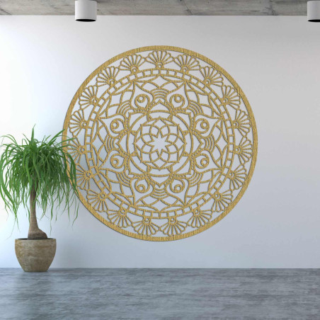 Elegante Mandala-Wanddekoration mit detailliertem geometrischem Muster