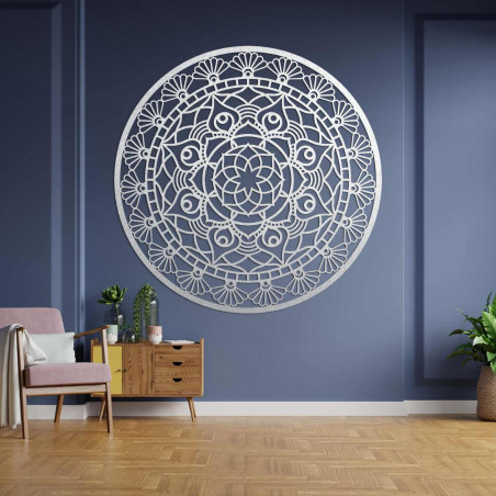 Elegante Mandala-Wanddekoration mit detailliertem geometrischem Muster