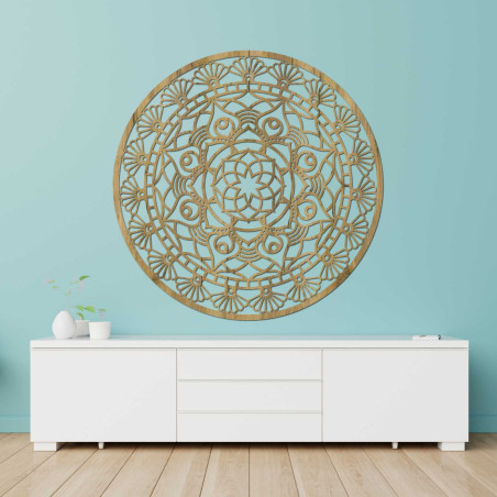 Moderne Mandala-Dekoration aus Holz für ein harmonisches und stilvolles Interieur