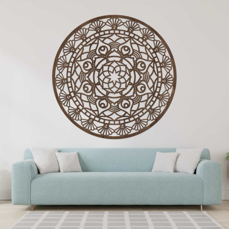 Moderne Mandala-Dekoration aus Holz für ein harmonisches und stilvolles Interieur
