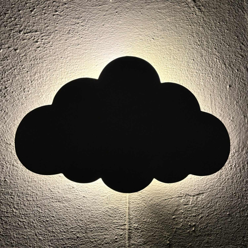Die LED-Kinderlampe in Wolkenform sorgt für angenehmes Nachtlicht und eine friedliche Atmosphäre.