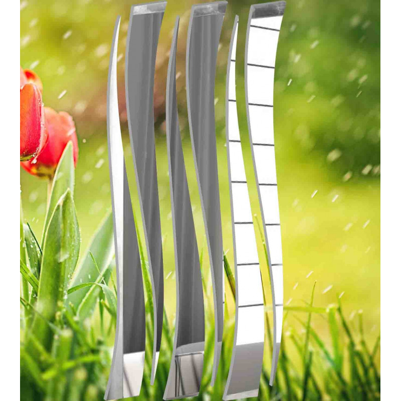 Moderne dekorative Spiegel. Spiegel und Farbe Aufkleber an der Wand, 3d Aufkleber aus Acryl