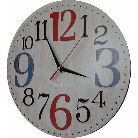 Holzuhr Bild ROSE . Fi 34 cm