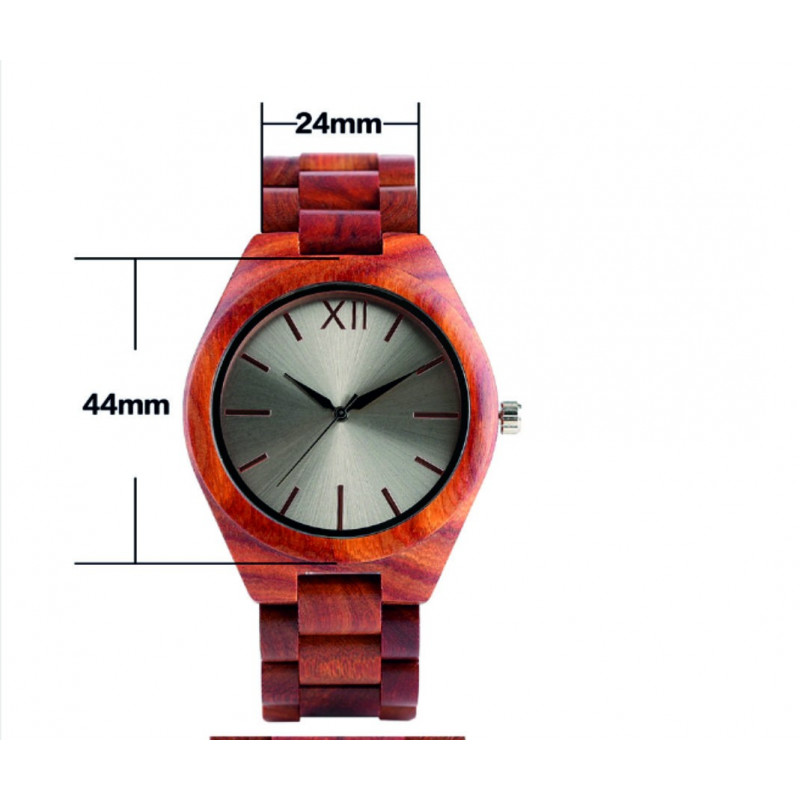 READER Armbanduhr aus Holz. Meine Damen und Herren.