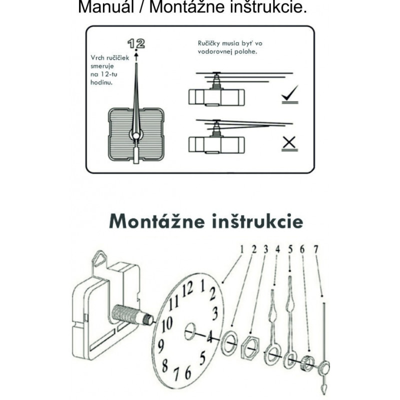 Moderner, selbstklebender Wandspiegel mit Uhr, schwarz